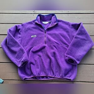 Sierra cascade zip up fleece jacket Purple Size Large zip up pockets